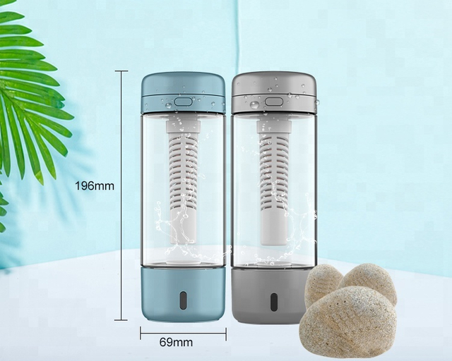 Anti-penuaan Hidrogen Rich Water Bottle Portable Active Hydrogen Water