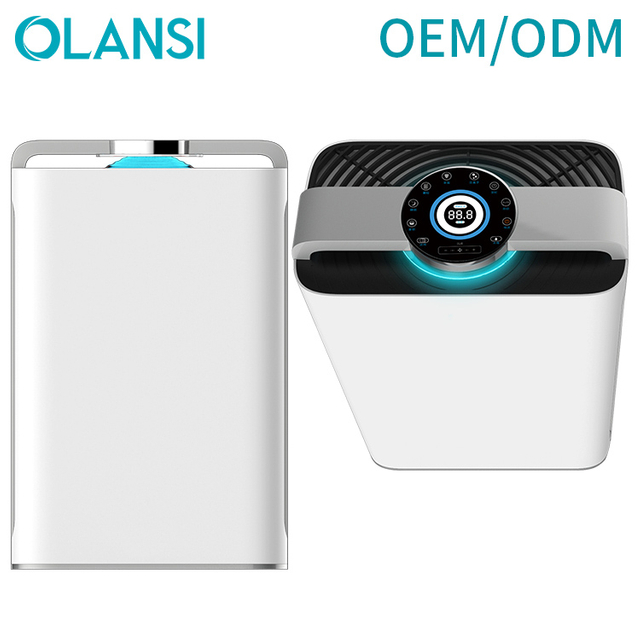 Olansi K08A Wifi Control Cadr 488 Udara Purifier dengan Humidifier Rendah Hingar Energy Penjimatan Debu Sensor Air Purifier dengan PM2.5