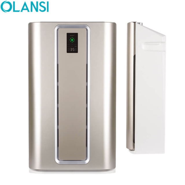Olansi K04B Bau Sensor HEPA Penapis Air Purifier dengan Kunci Anak