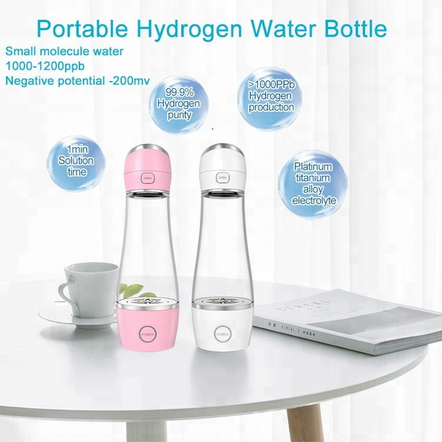 1000ppb Hidrogen Air Maker Bottle Portable Rich Hydrogen Water